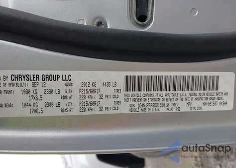 2013 Jeep Patriot Latitude from USA, damaged, VIN 1C4NJPFA3DD159010